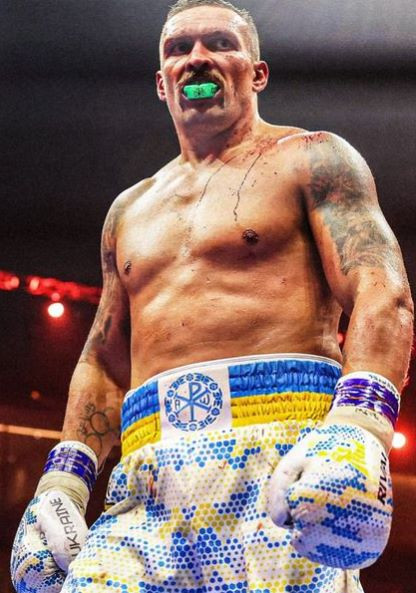 Professional boxer Oleksandr Usyk - heavyweight division