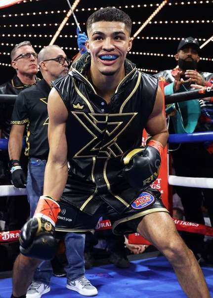 Professional boxer Xander Zayas - welterweight division