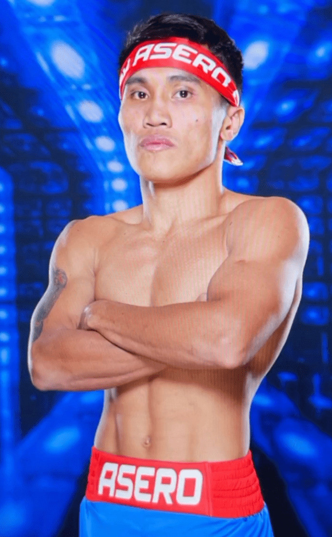 Professional boxer Vincent Astrolabio - bantamweight division