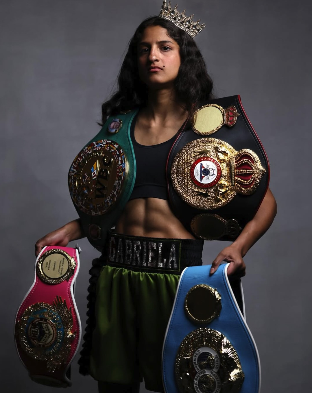 Professional boxer Gabriela Fundora - flyweight division