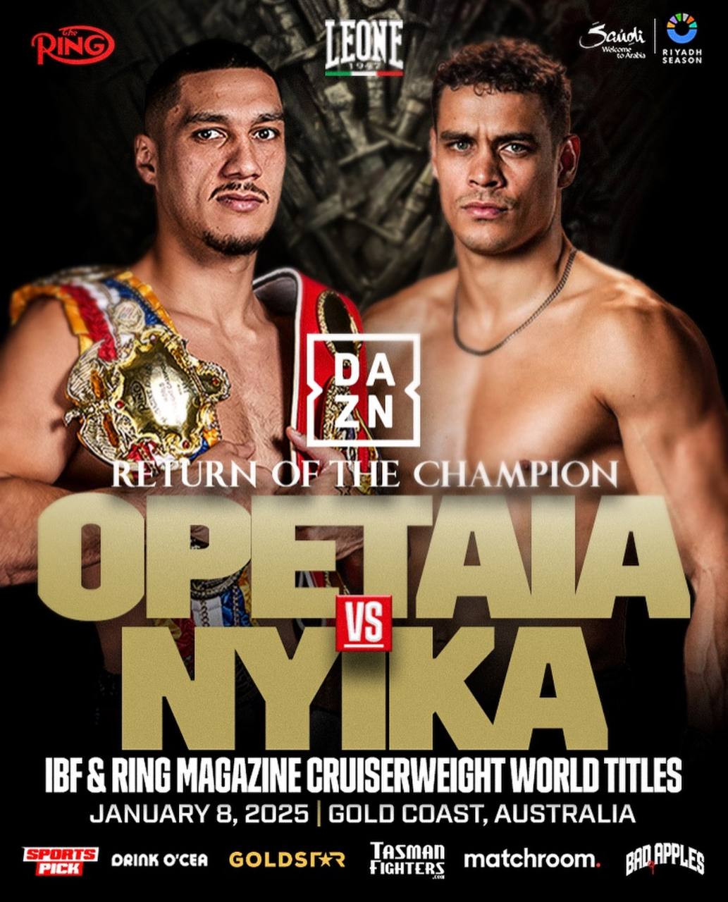 Opetaia vs. Nyika