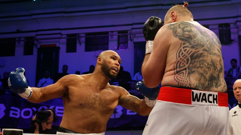Olympic medalist in action at the York Hall