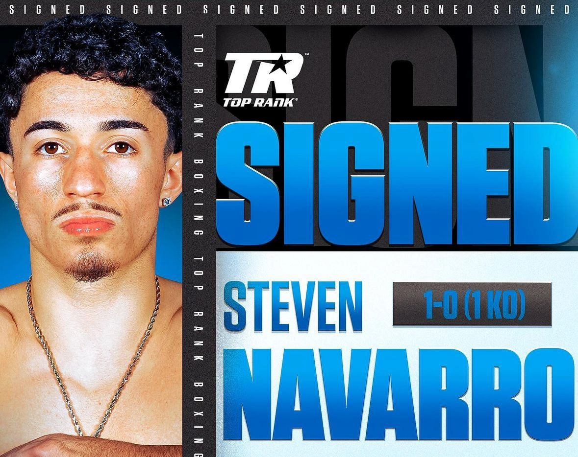 Kid Dynamite signed by Top Rank