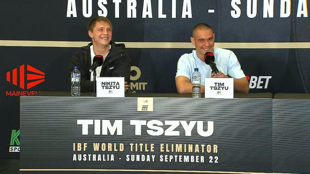 Officially announced: Tim Tszyu prepares for a comeback